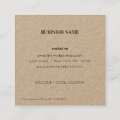 ミニマリスト割引カード 割引カード (裏面)