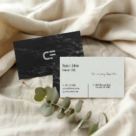 ミニマリスト創業者CEOおよびコンサルタントの名刺 名刺