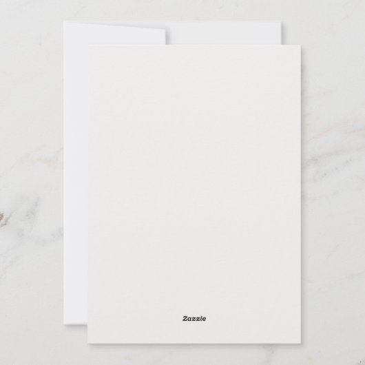 ミニマリスト北欧クリスマスツリー シーズンカード (裏面)