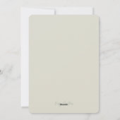 ミニマリスト北欧スターライトパインズクリスマスカード シーズンカード (裏面)