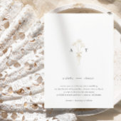 ミニマリスト単線植物学結婚院 招待状