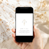 ミニマリスト単線植物学結婚院 招待状