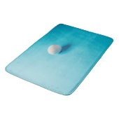 ミニマリスト卵バスマット – 穏やかで彫刻的 バスマット (アングル)