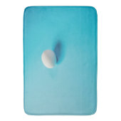 ミニマリスト卵バスマット – 穏やかで彫刻的 バスマット (正面縦)