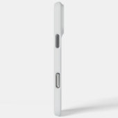 ミニマリスト名イニシャルグレーホワイトカスタムモノグラム Case-Mate iPhoneケース (裏面 / 右)