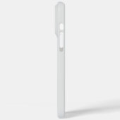 ミニマリスト名イニシャルグレーホワイトカスタムモノグラム Case-Mate iPhoneケース (裏面 / 左)