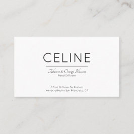 ミニマリスト名刺の名刺テンプレート 名刺