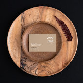 ミニマリスト名刺 – クリーン&モダンデザイン 名刺