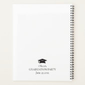 ミニマリスト名2024卒業パーティープランナー プランナー手帳 (裏面)