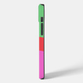 ミニマリスト名Neon ColorBlockピンクと緑 Case-Mate iPhoneケース (裏面 / 左)