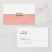 ミニマリスト向け名刺 名刺 (正面/裏面)