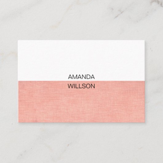 ミニマリスト向け名刺 名刺 (正面)