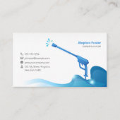 ミニマリスト圧力洗浄力洗浄ハウスクリーン 名刺 (正面)