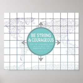 ミニマリスト地図感動的聖なる書物、 経典 ポスター