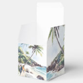 ミニマリスト夏ビーチ目的地の結婚式 フェイバーボックス (オープン)