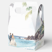 ミニマリスト夏ビーチ目的地の結婚式 フェイバーボックス (オープン)