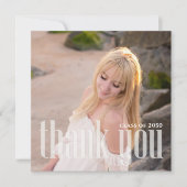 ミニマリスト大学院写真ありがとうカスタム カード (正面)