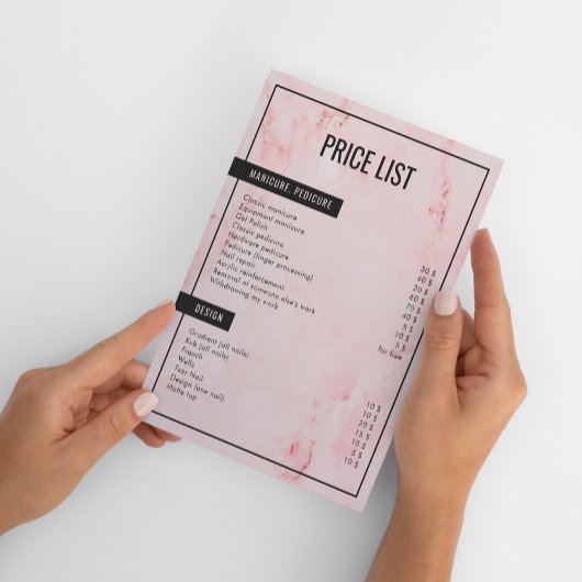 ミニマリスト大理石ピンク美しい価格表