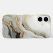 ミニマリスト大理石 – エレガント & Timelessデザイン Case-Mate iPhoneケース (裏面 (横))