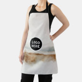 ミニマリスト天然水カラー抽象芸術パターン エプロン (インサイチュ)