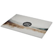 ミニマリスト天然水カラー抽象芸術パターン カッティングボード (角)