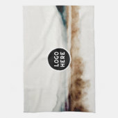 ミニマリスト天然水カラー抽象芸術パターン キッチンタオル (縦)