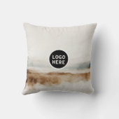 ミニマリスト天然水カラー抽象芸術パターン クッション (裏面)