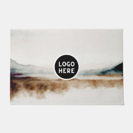 ミニマリスト天然水カラー抽象芸術パターン ドアマット