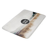 ミニマリスト天然水カラー抽象芸術パターン バスマット (アングル)