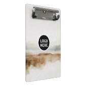 ミニマリスト天然水カラー抽象芸術パターン ミニクリップボード (アングル)