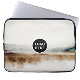 ミニマリスト天然水カラー抽象芸術パターン ラップトップスリーブ