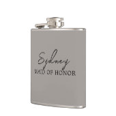 ミニマリスト婚礼参加者向け陶器のボトル フラスク (左)