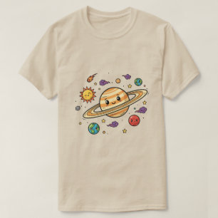 ミニマリスト宇宙美学ギャラクシームーンTシャツ Tシャツ