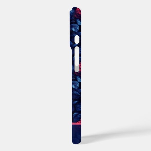ミニマリスト定年退職祝いバラ花名前 Case-Mate iPhoneケース (裏面 / 左)