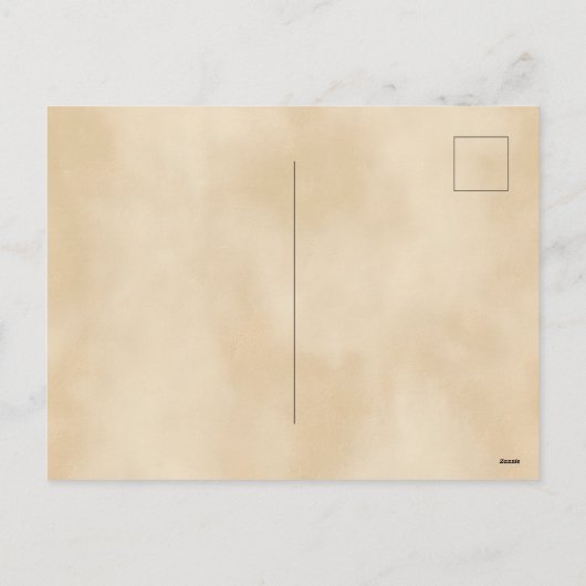 ミニマリスト家族フォトウッドスクリプカジュアルト シーズンポストカード (裏面)