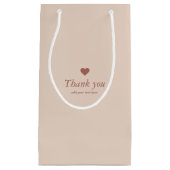 ミニマリスト封筒サンキュー紙バッグ スモールペーパーバッグ (正面)