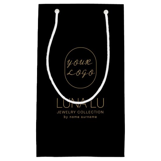 ミニマリスト封筒ロゴ出荷紙バッグ スモールペーパーバッグ (正面)