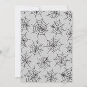 ミニマリスト小さなブー赤ちゃんシャワー 招待状 (裏面)