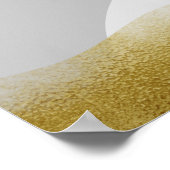 ミニマリスト山の風景エレガントな結婚式の誓い ポスター (角)