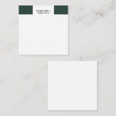 ミニマリスト平原モダンプロフェッショナル ノートカード (正面/裏面)