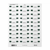 ミニマリスト平原モダンプロフェッショナル ラベル (フルシート)