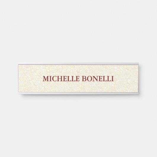 ミニマリスト平易モザイクモダンク サインプレート (正面)