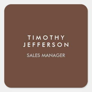 ミニマリスト平茶エレガントモダン スクエアシール