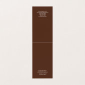 ミニマリスト平茶エレガントモダン 名刺 (外部フラット)