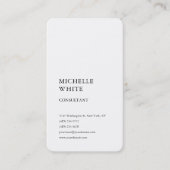 ミニマリスト平野シンプルプロフェッショナル 名刺 (正面)