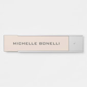 ミニマリスト平野モダン サインプレート (正面)