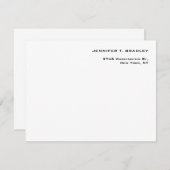 ミニマリスト平野モダン 出欠カード (正面/裏面)