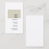 ミニマリスト平野モダン 名刺 (正面/裏面)