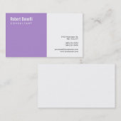 ミニマリスト平野モダン 名刺 (正面/裏面)