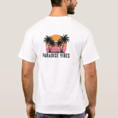 ミニマリスト幾何学マウンテンTシャツ Tシャツ (裏面)